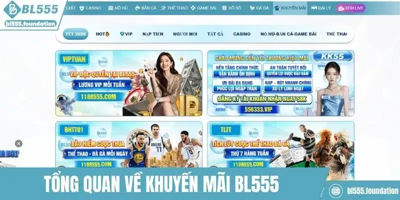 Tổng quan khuyến mãi BL555 mới nhất